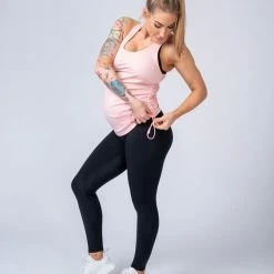 Muscle Nation Maternity Tank - Pink Womens 18 Muscle Nation Maternity Tank - Pink Womens