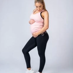 Muscle Nation Maternity Tank - Pink Womens 19 Muscle Nation Maternity Tank - Pink Womens