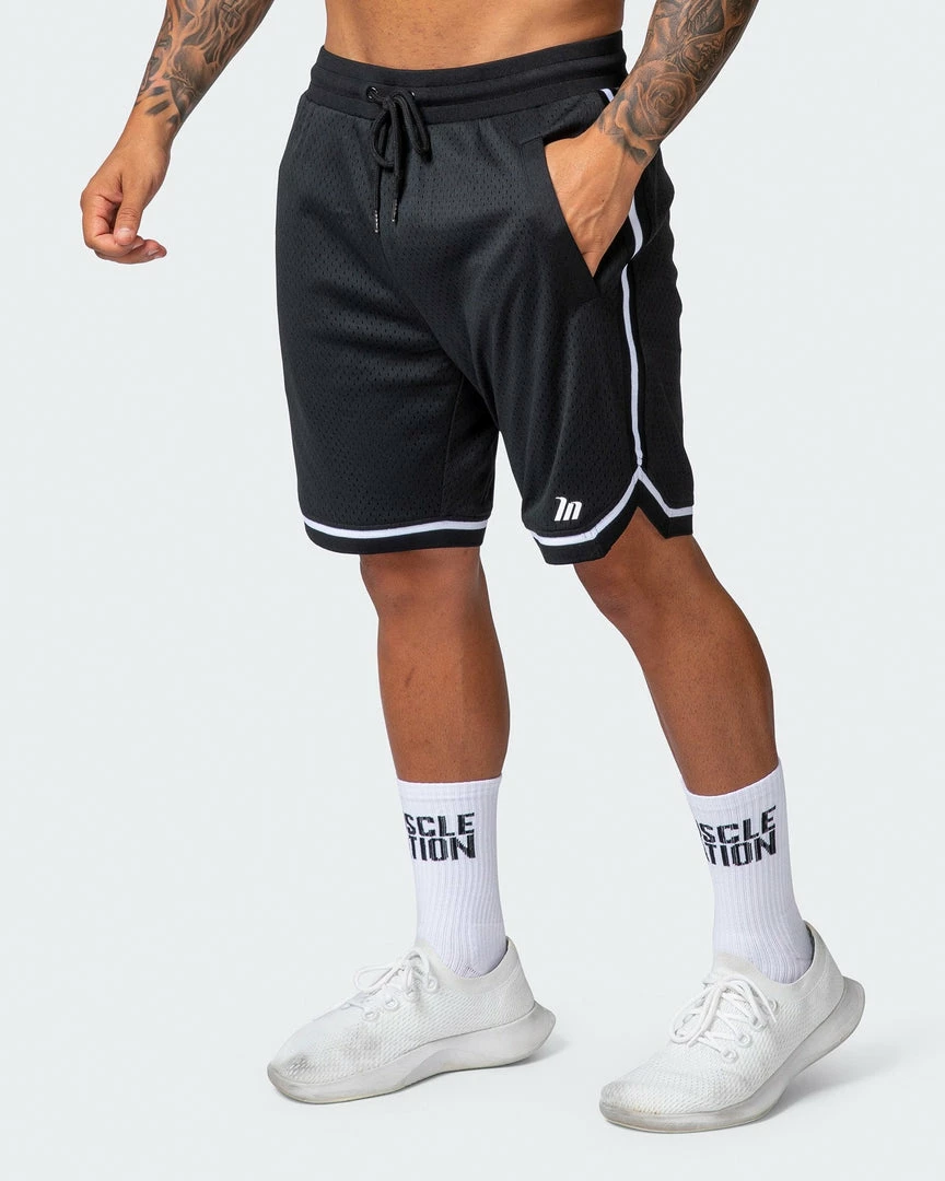 Muscle Nation Basketball 8" Shorts - Black 11 Muscle Nation Basketball 8" Shorts - Black