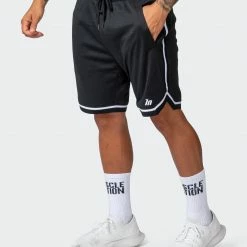 Muscle Nation Basketball 8" Shorts - Black
