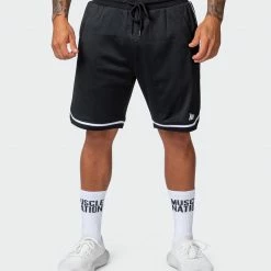 Muscle Nation Basketball 8" Shorts - Black 27 Muscle Nation Basketball 8