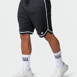 Muscle Nation Basketball 8" Shorts - Black 28 Muscle Nation Basketball 8