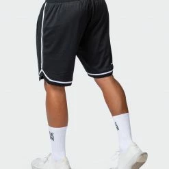 Muscle Nation Basketball 8" Shorts - Black 30 Muscle Nation Basketball 8