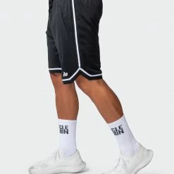 Muscle Nation Basketball 8" Shorts - Black 31 Muscle Nation Basketball 8