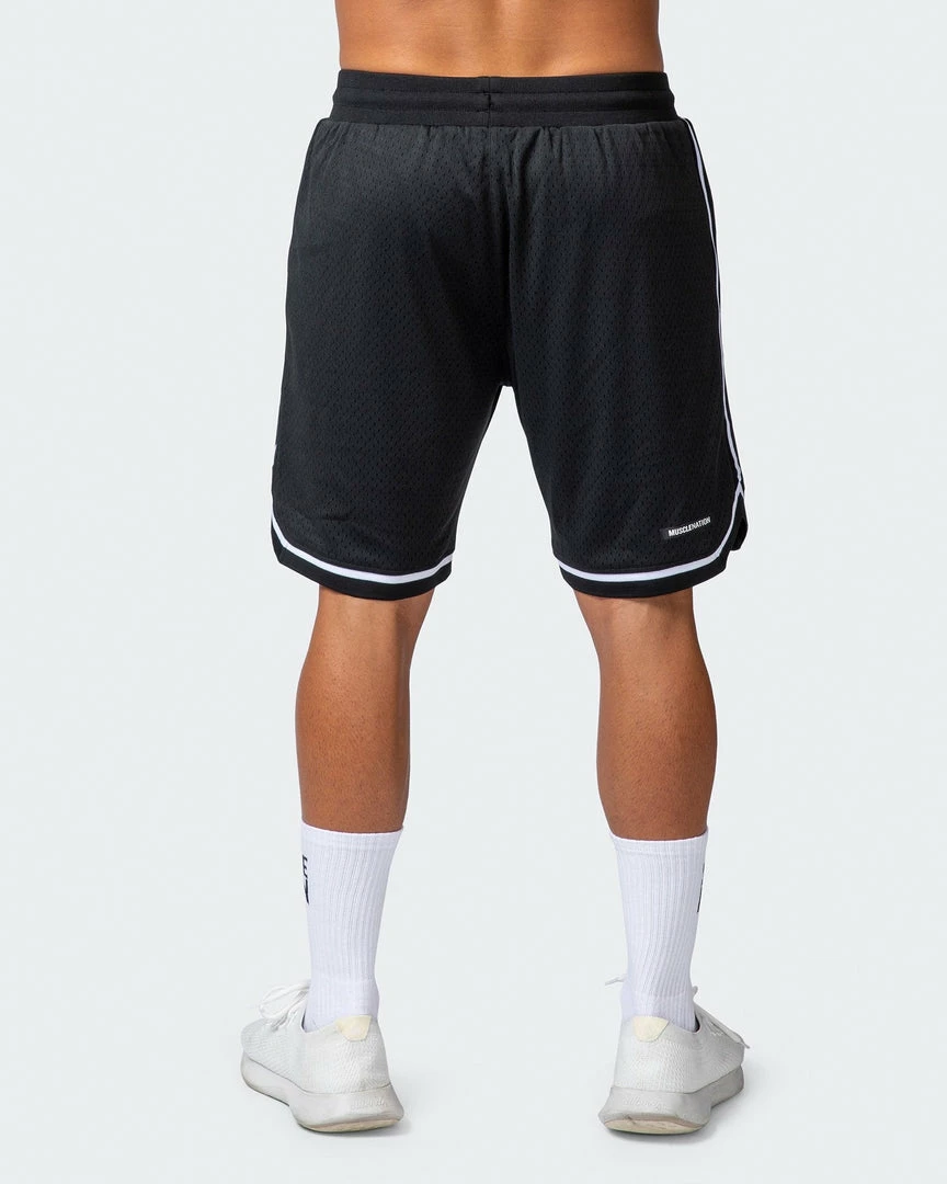 Muscle Nation Basketball 8" Shorts - Black 9 Muscle Nation Basketball 8" Shorts - Black