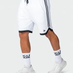 Muscle Nation 30% EOFY SALE Basketball 8" Shorts - White 12 Muscle Nation 30% EOFY SALE Basketball 8