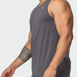 Muscle Nation Mens Basic Tank - Charcoal
