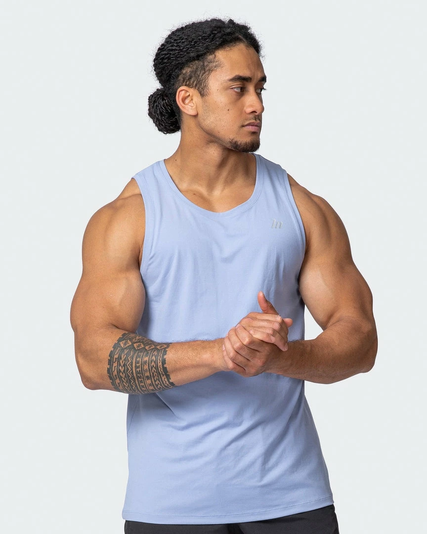 Muscle Nation Basic Tank - Storm Mens 3 Muscle Nation Basic Tank - Storm Mens