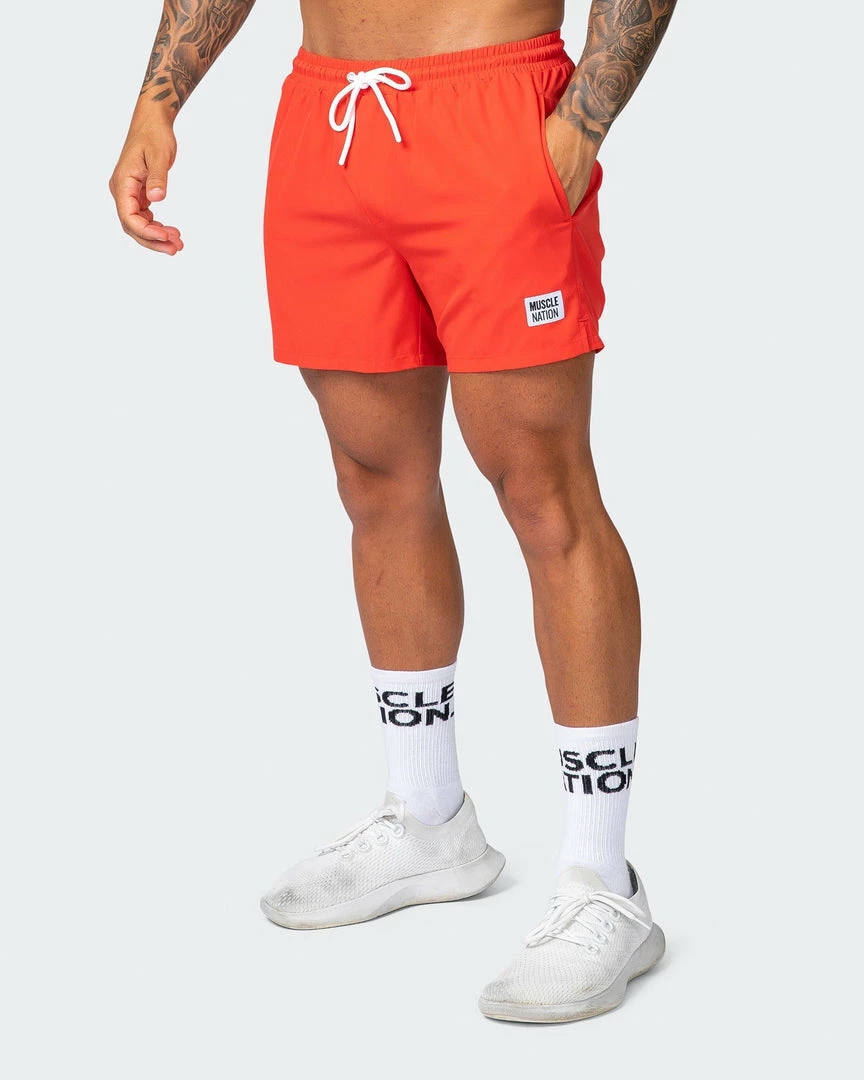 Muscle Nation 30% EOFY SALE Boardshorts - Scarlet 3 Muscle Nation 30% EOFY SALE Boardshorts - Scarlet