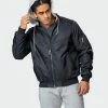 Muscle Nation Mens Bomber Jacket - Black Athletica 1 Muscle Nation Mens Bomber Jacket - Black Athletica