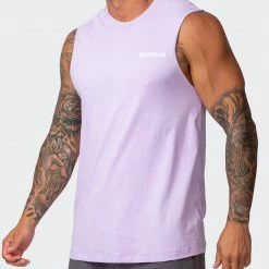 Muscle Nation Box Wave Tank - Royal Lavender Mens 12 Muscle Nation Box Wave Tank - Royal Lavender Mens