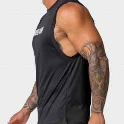 Muscle Nation Burly Training Tank - Black Mens