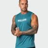 Muscle Nation Mens Burly Training Tank - Deep Teal 2 Muscle Nation Mens Burly Training Tank - Deep Teal
