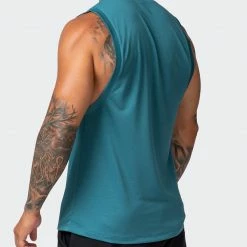 Muscle Nation Mens Burly Training Tank - Deep Teal