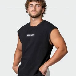 Muscle Nation Sleeveless Tee - Black 30% EOFY SALE