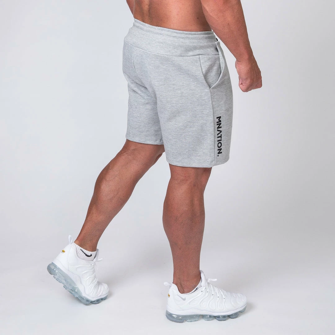 Muscle Nation Mens Casual Shorts - Grey 5 Muscle Nation Mens Casual Shorts - Grey