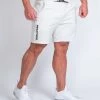 Muscle Nation Mens Casual Shorts - White Marl