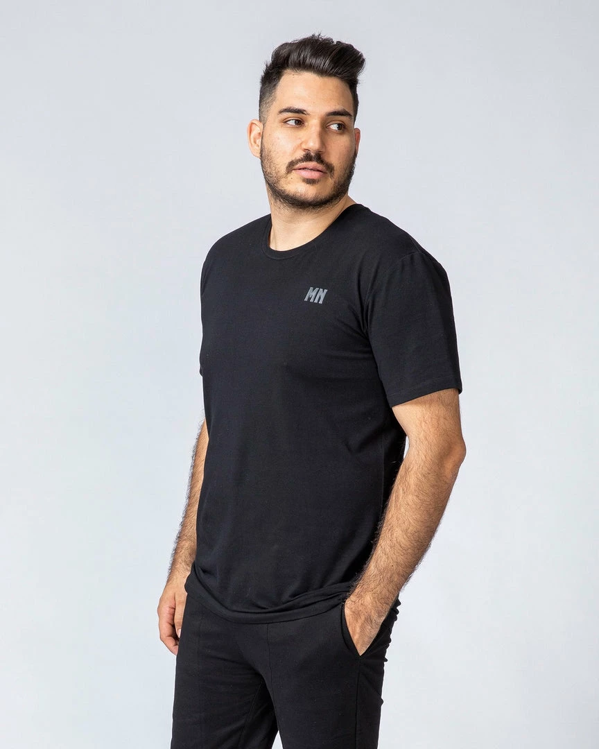Muscle Nation Mens Classic MN Tee - Black 4 Muscle Nation Mens Classic MN Tee - Black
