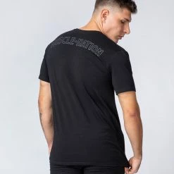 Muscle Nation Mens Classic MN Tee - Black 13 Muscle Nation Mens Classic MN Tee - Black