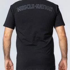 Muscle Nation Mens Classic MN Tee - Black 16 Muscle Nation Mens Classic MN Tee - Black