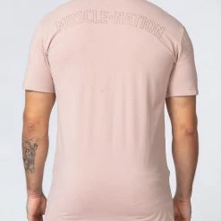 Muscle Nation Classic MN Tee - Mahogany Rose Mens