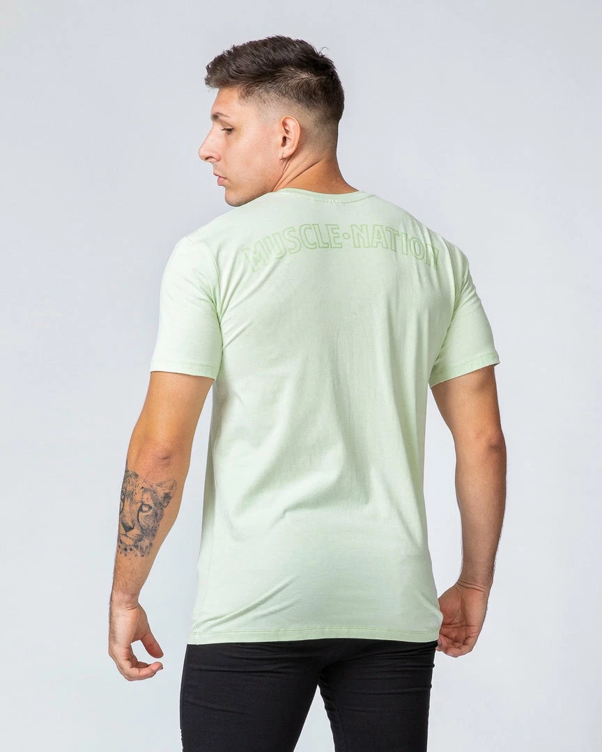Muscle Nation Classic MN Tee - Minty Mens 3 Muscle Nation Classic MN Tee - Minty Mens