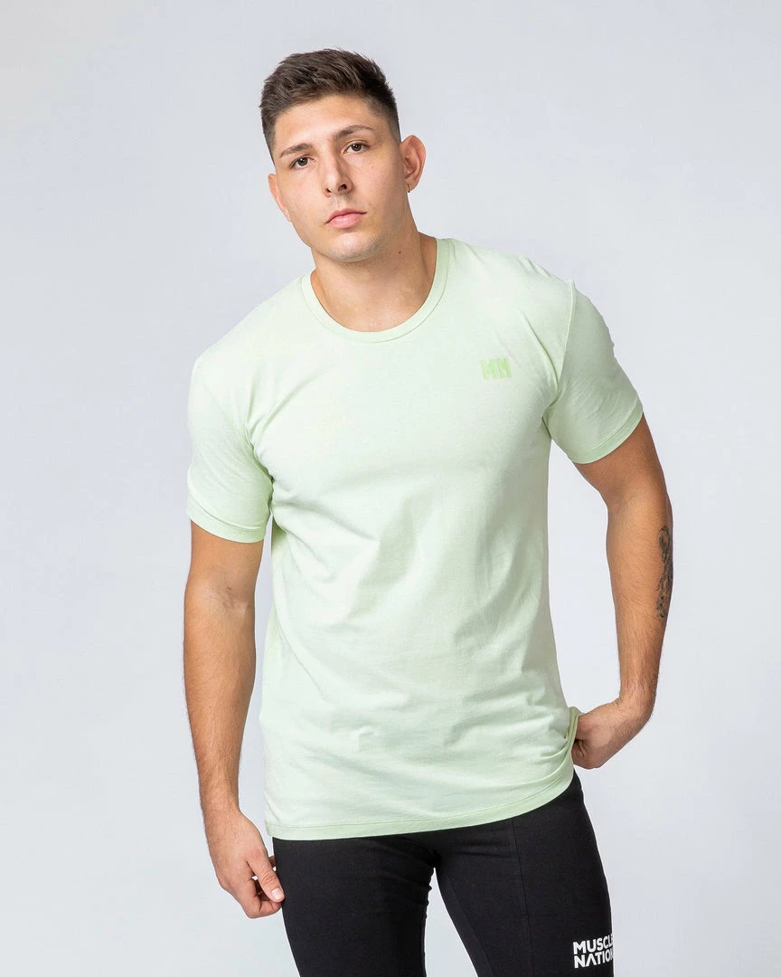 Muscle Nation Classic MN Tee - Minty Mens 4 Muscle Nation Classic MN Tee - Minty Mens