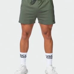 Muscle Nation Classic Squat Shorts - Army Green