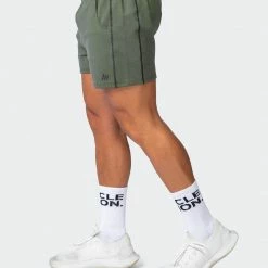 Muscle Nation Classic Squat Shorts - Army Green