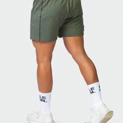 Muscle Nation Classic Squat Shorts - Army Green