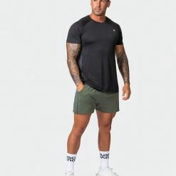 Muscle Nation Classic Squat Shorts - Army Green