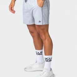 Muscle Nation Classic Squat Shorts - Quiet Grey
