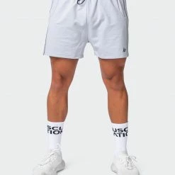 Muscle Nation Classic Squat Shorts - Quiet Grey