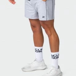 Muscle Nation Classic Squat Shorts - Quiet Grey