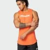 Muscle Nation Mens Drop Arm Tank - Hot Coral 1 Muscle Nation Mens Drop Arm Tank - Hot Coral