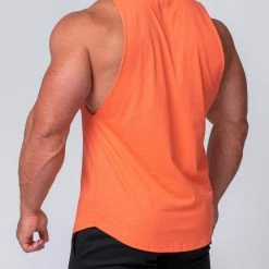 Muscle Nation Mens Drop Arm Tank - Hot Coral 16 Muscle Nation Mens Drop Arm Tank - Hot Coral