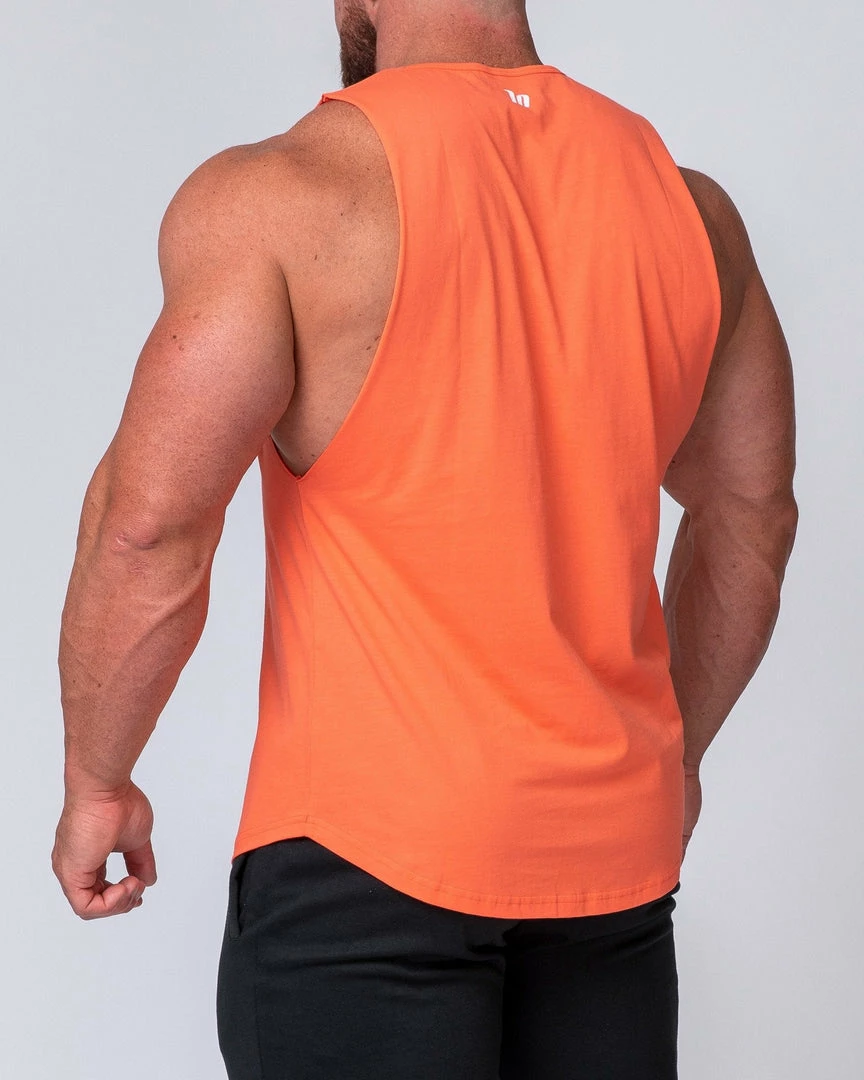 Muscle Nation Mens Drop Arm Tank - Hot Coral 9 Muscle Nation Mens Drop Arm Tank - Hot Coral