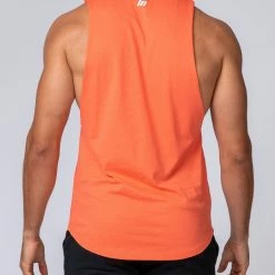 Muscle Nation Mens Drop Arm Tank - Hot Coral 17 Muscle Nation Mens Drop Arm Tank - Hot Coral