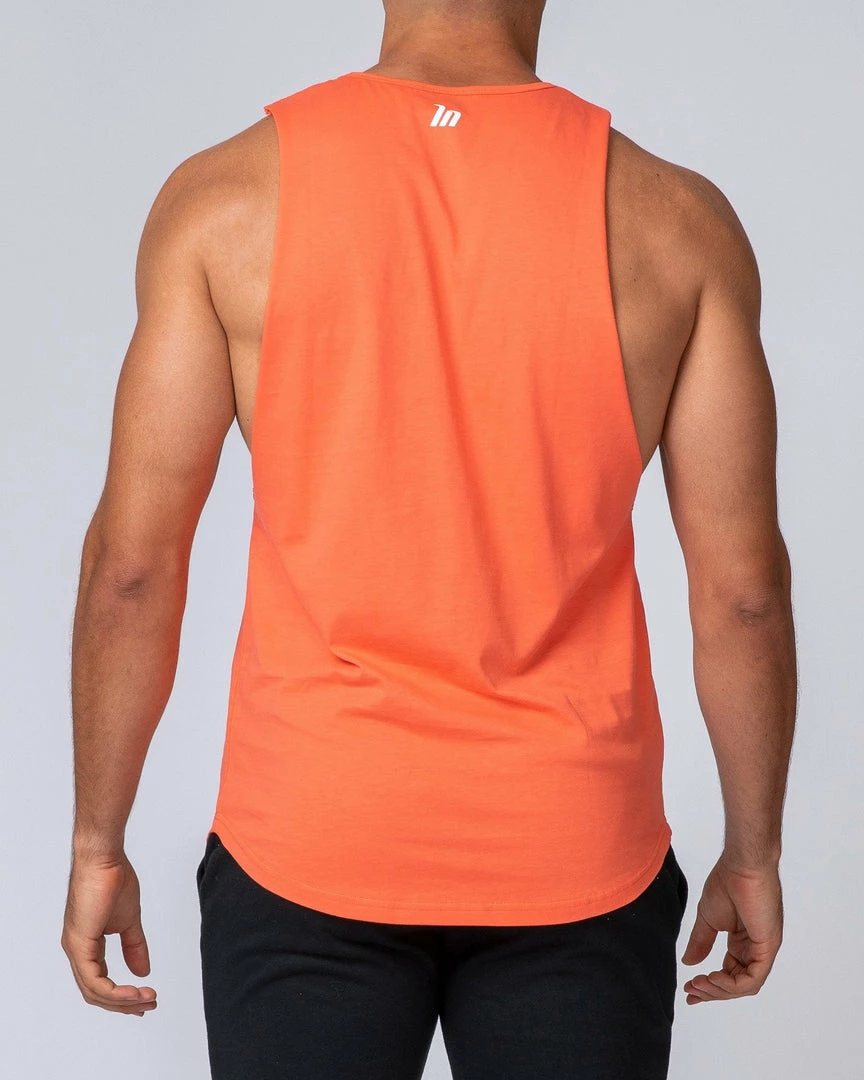 Muscle Nation Mens Drop Arm Tank - Hot Coral 10 Muscle Nation Mens Drop Arm Tank - Hot Coral