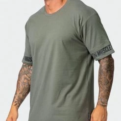Muscle Nation Exceptional Dual Tee - Army Green 11 Muscle Nation Exceptional Dual Tee - Army Green