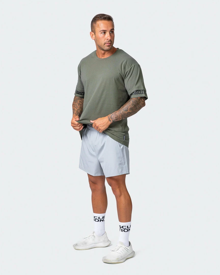 Muscle Nation Exceptional Dual Tee - Army Green 9 Muscle Nation Exceptional Dual Tee - Army Green