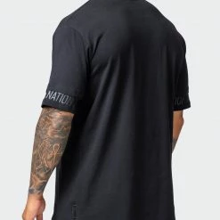 Muscle Nation 30% EOFY SALE Exceptional Dual Tee - Black 13 Muscle Nation 30% EOFY SALE Exceptional Dual Tee - Black