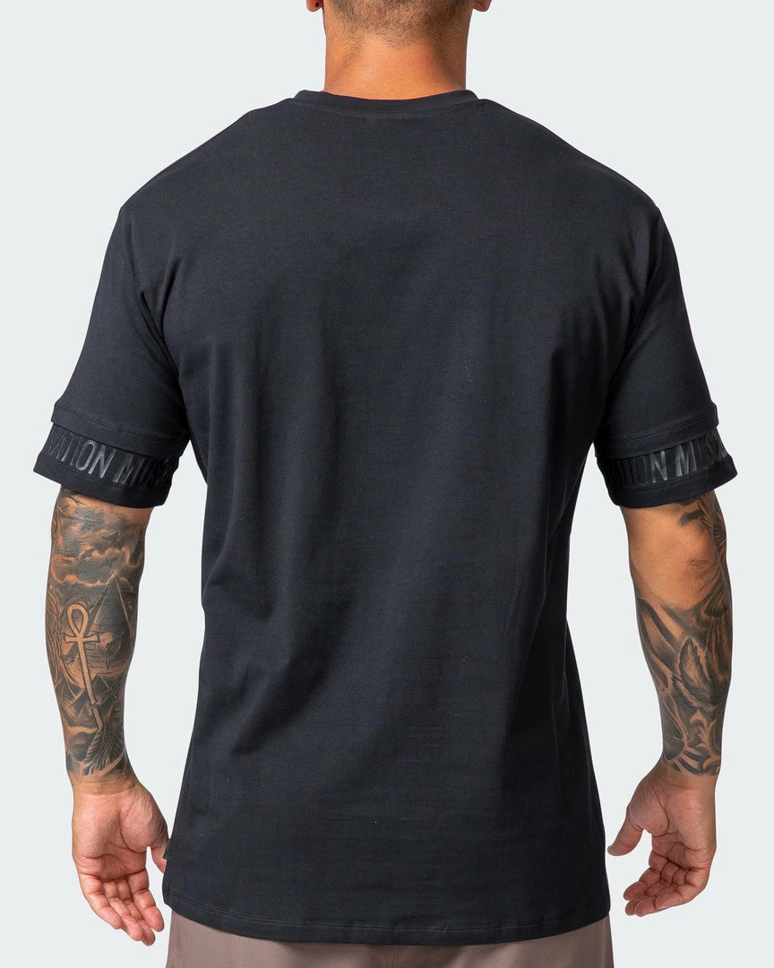 Muscle Nation 30% EOFY SALE Exceptional Dual Tee - Black 8 Muscle Nation 30% EOFY SALE Exceptional Dual Tee - Black