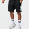 Muscle Nation Mens Laid Back Shorts - Black 1 Muscle Nation Mens Laid Back Shorts - Black