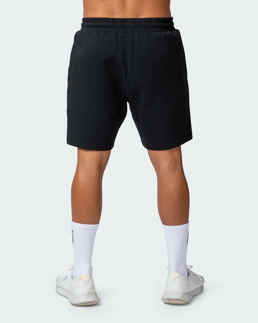 Muscle Nation Mens Laid Back Shorts - Black 9 Muscle Nation Mens Laid Back Shorts - Black