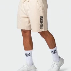 Muscle Nation Laid Back Shorts - Buff 12 Muscle Nation Laid Back Shorts - Buff
