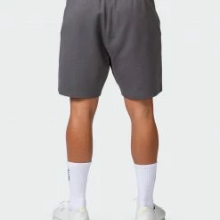 Muscle Nation Mens Laid Back Shorts - Charcoal