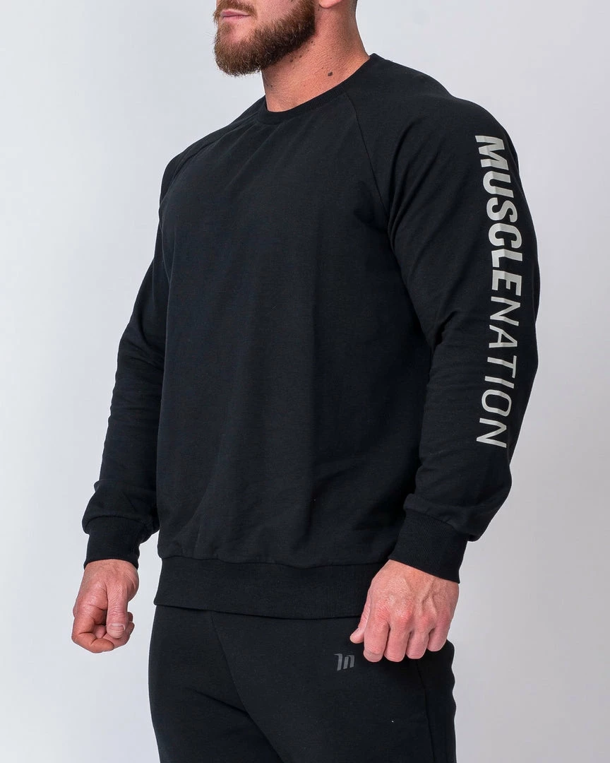 Muscle Nation Lightweight Long Sleeve - Black Winter 3 Muscle Nation Lightweight Long Sleeve - Black Winter