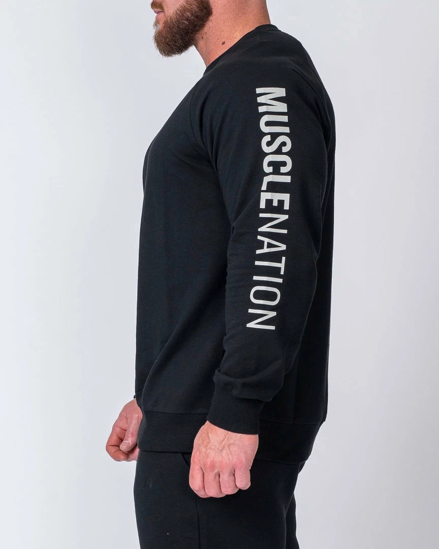Muscle Nation Lightweight Long Sleeve - Black Winter 5 Muscle Nation Lightweight Long Sleeve - Black Winter