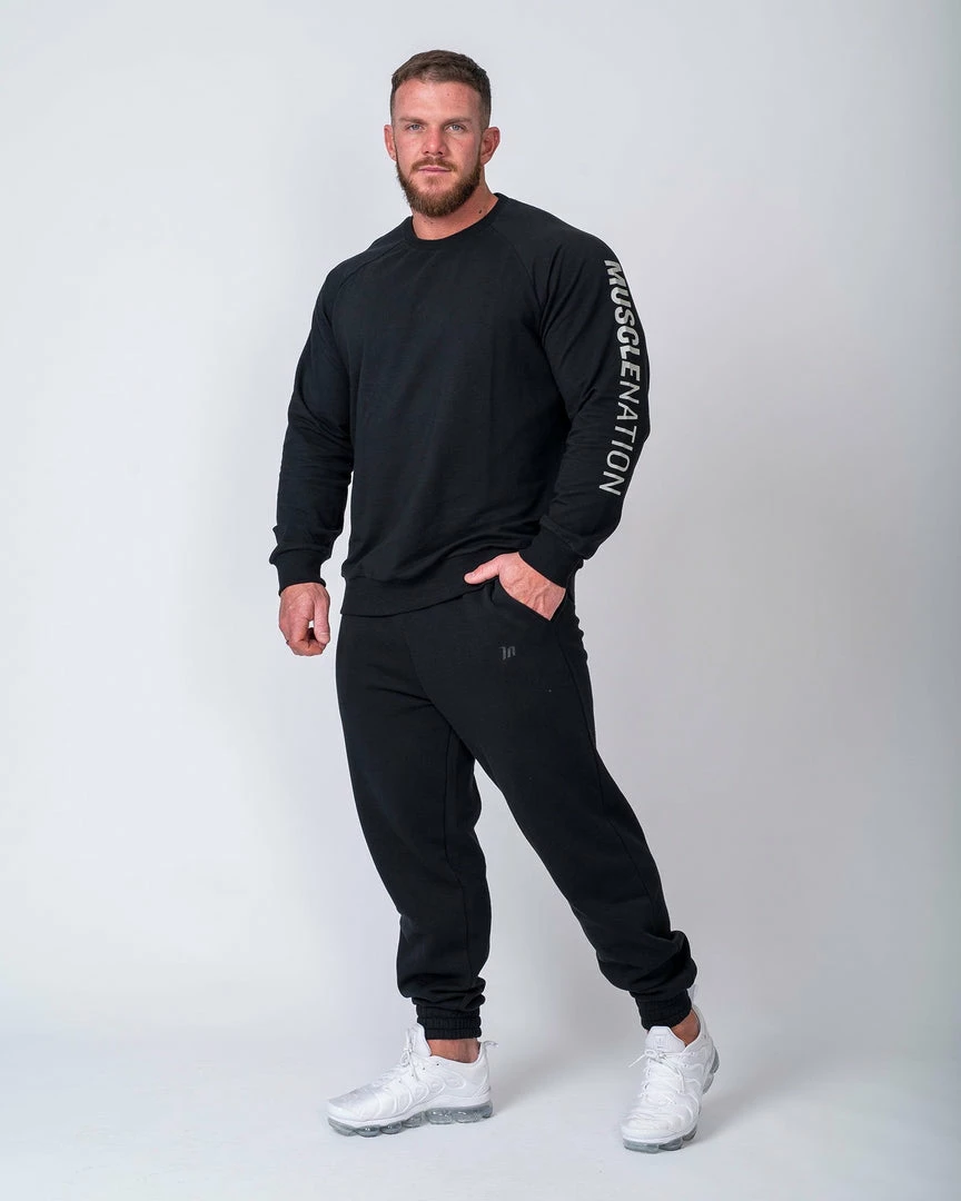 Muscle Nation Lightweight Long Sleeve - Black Winter 8 Muscle Nation Lightweight Long Sleeve - Black Winter